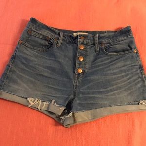 Madewell high rise shorts!